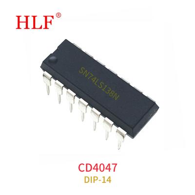 China New original high quality CD4047 DIP14 HLF IC (electronic components) CD4047 for sale