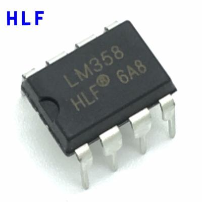 China New original high quality LM358 DIP8 HLF IC (electronic components) LM358N for sale