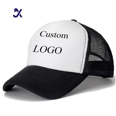 China COMMON JX Flat Embroidery Logo With High Quality Popular Suede Sports Hats Custom Trucker Hats for sale