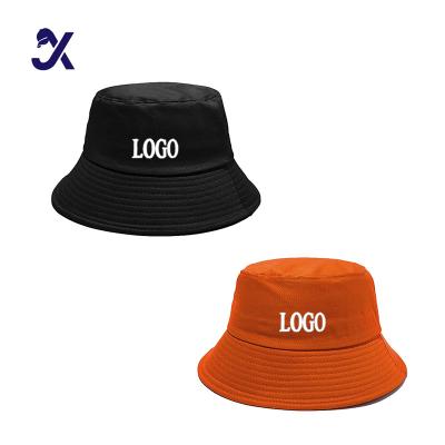 China Bucket Cap JX Wholesale Custom Rubber Logo Quick Dry Black Polyester Safari Gorras Sun Shade Beach Cap Fisherman Wide Brim String Bucket Ha for sale