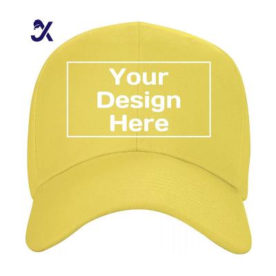 China COMMON JX High Quality Custom Embroidery Logo Unstructured Golf Cap Baseball Dad Hats for sale