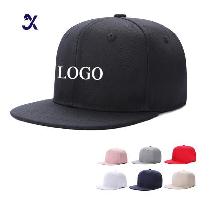 China COMMON JX Wholesale Custom 6 Panel 3D Embroidery Flat Brim Basketball Corduroy Snapback Caps Hats for sale