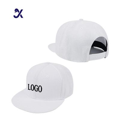 China COMMON JX Wholesale Custom 3D Embroidery 5 Panel Cap Flat Brim Gorra Snapbacks Caps for sale