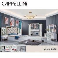 China De houten MDF van de het Meubilairopmaker van de Huisslaapkamer Koning Bed Oak Grey White Sets Full Size Te koop