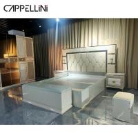 Cina Letti di legno del dormitorio di re Size Up Holstered della mobilia degli insiemi di camera da letto del MDF in vendita