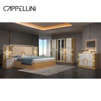 China Groothandel Home Master Room King Size Doppelbed Moderne Luxe Lederen Houten Mdf Full Queen Goedkope Bedroom Meubels Set Te koop