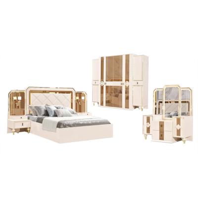 China Het Stevige Houten Bed van Cabrinivillia met Laden Houten MDF Koning Size Bedroom Set Te koop