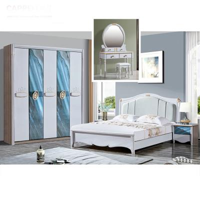 China Modern Wood Panel MDF  Turkish Bedroom Set Minimalist 1.8M for sale