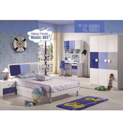 China Solid Wood Boys Bedroom Furniture Single Kids Bed Sets 1.28m Cabrini for sale