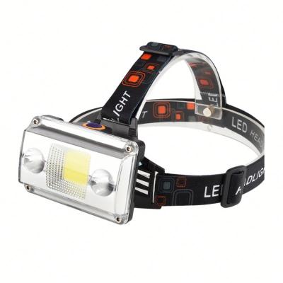 China Portable Multifunctional Portable LED Headlight COB Rechargeable Headlamp for sale