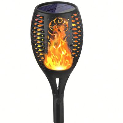 China LANDSCAPE LED SOLAR GARDEN LIGHT SOLAR FIRE Flame Torch Garden Flickering Light for sale