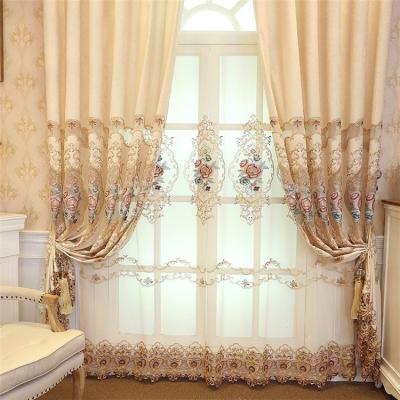 China Home living room curtain high quality luxury european blackout manufacturers china textile decor kennel for sale