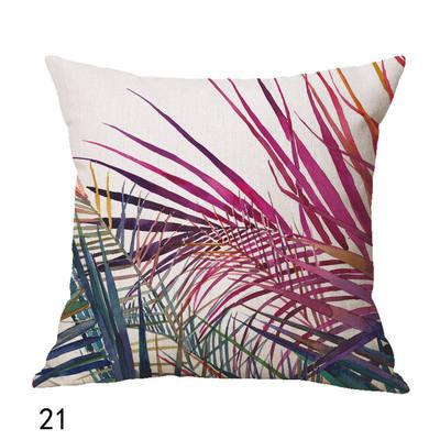 China Anti-Pull Cotton Flower Pillowcase Cushion Canvas Cover for sale