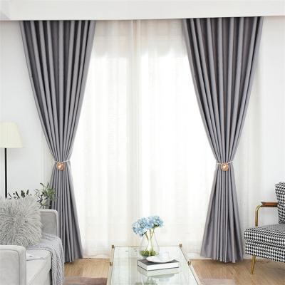 China Wholesale Blackout Blackout Curtain For Living Room Bedroom Shaoxing Textile Curtain Blackou for sale