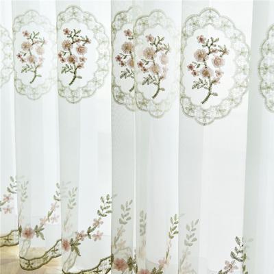 China Pure Blackout ZHONGHUA Window Screen Style European Embroidery Curtain Boyu For Luxury Living Room for sale