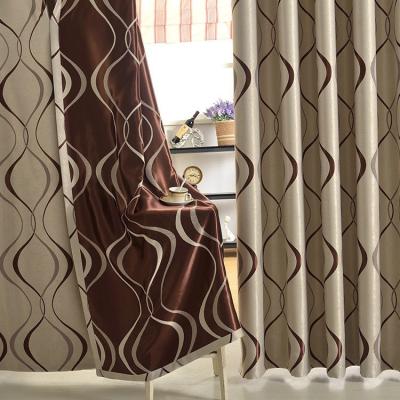 China ZHONGHUA Style European Blackout Blackout Luxury 100% Polyester Blackout Window Curtains For Living Room And Bedroom for sale