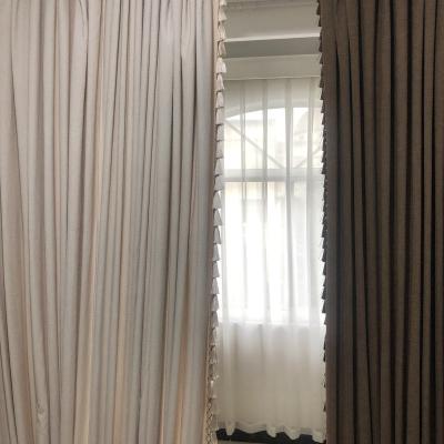 China ZhongHua High Quality Custom Blackout Jacquard Fabric Window Blackout Modern Luxury Curtain for sale