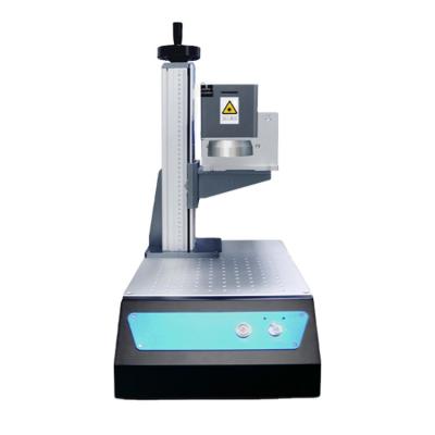 China 3D China Supplier Mini Portable Deep Engraving Desktop 50 Laser Marking Machine For Apparel for sale