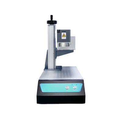 China Professional 3D Factory Cleaning Desktop Fiber Mini Portable Laser Marking Machine for sale