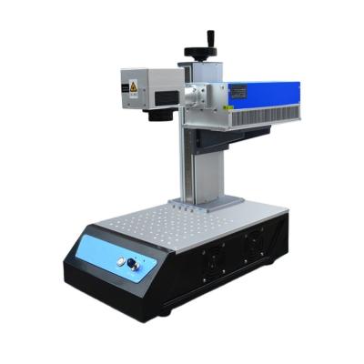 China Durable In Use Desktop Led Bulb 3D Fiber Laser Marking Machine for sale