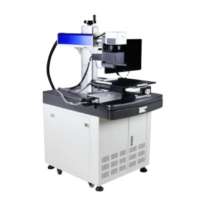 China 3D Deep Engraving Desktop 50 Fiber Laser Marking Machine For UV Metal Technology 20W Latest CCD Video Detection Laser Marking for sale