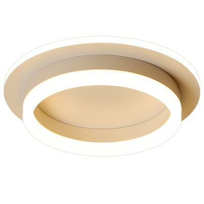 China Modern Home Modern Hallway Flush Mount Interior Mount Led Round Hallway Ceiling Light Fixtures Ceiling for sale