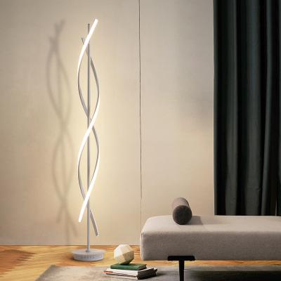 China Indoor Home Decor Lampara Contemporary Hot Sales Modern Minimalist Floor Lamp Aluminum Floor Standing Lighting Led for sale