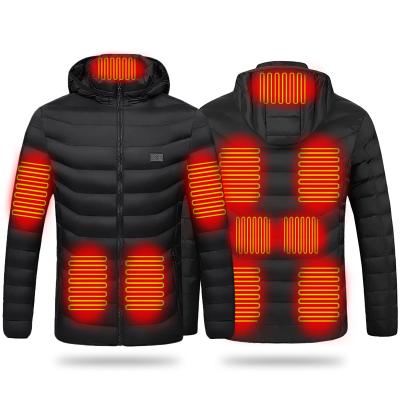 China Graphene Winter 5V Usb 5V Custom Women's QUICK DRY Custom Men Down Electric Heated Jacket for sale