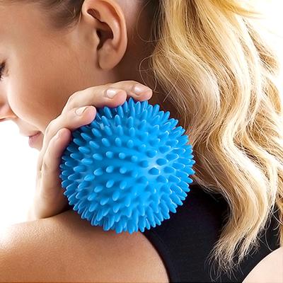 China Durable Fitness Exercise Musclesfoot PVC Yoga Massage Ball With Logo for sale