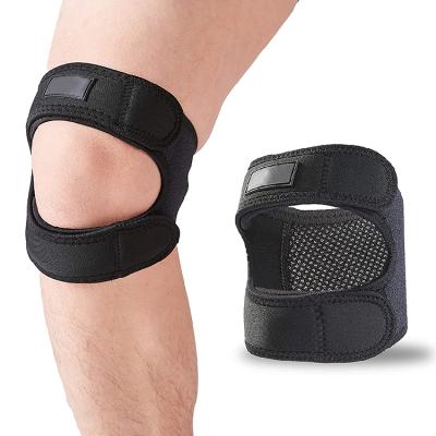 China Neoprene Comfortable Adjustable Pain Relief Adjustale Elbow Knee Pads Brace Support Patellar Strap For Running for sale