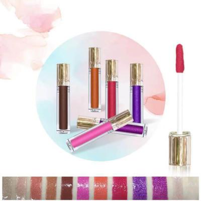 China Fashion Colors Private Label Matte Lip Gloss , Matte Lip Glaze for sale