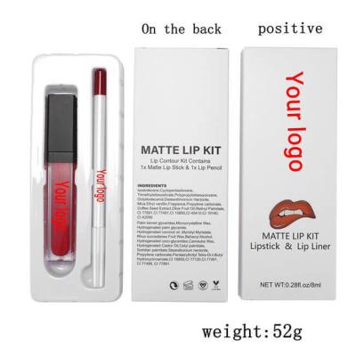 China MSDS 12 Colors Private Label Lipstick With Lip Pen for sale