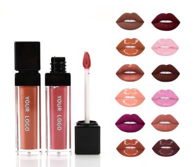 China Waterproof Private Label Matte Lipstick 12 Colors Optional for sale