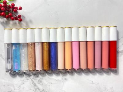 China 25 Colors Nude Glitter Lip Gloss OEM ODM Acceptable for sale