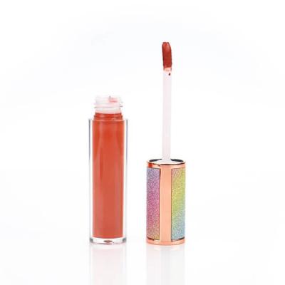 China 60 Colors Pink Matte Lip Gloss , OEM Private Label Organic Lip Gloss for sale