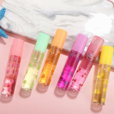 China 6 Colors MSDS Plumping Clear OEM Fruit Lip Gloss for sale