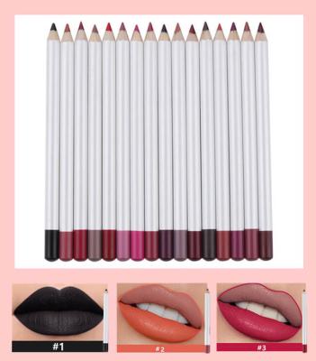 China Longlasting Black Lip Liner Pencil , 9g Creamy Lip Liner for sale