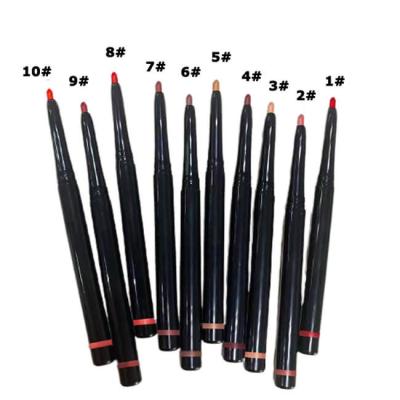 China OEM 130mm 10 Colors Long Lasting Creamy Lip Pencil for sale