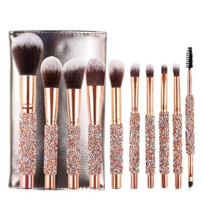 China 10pcs Synthetic Makeup Brushes Set for sale