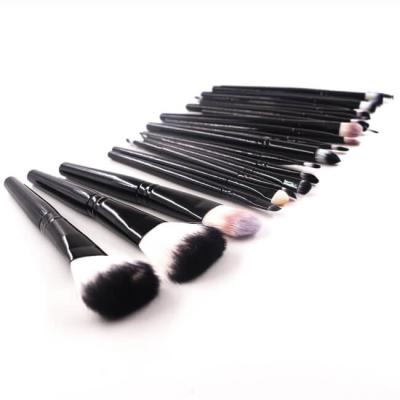 China Black Cosmetic Brush Kits , 10pcs Foundation And Brush Set for sale