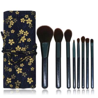 China SGS Multifunctional Black Synthetic Hair Makeup Brushes for sale