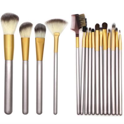 China 18pcs Synthetic Makeup Brushes Set , Eyeshadow And Brush Set for sale