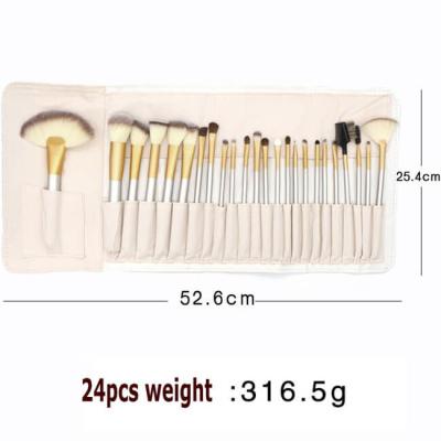 China 24 Pieces Synthetic Makeup Brushes Set , Eco Friendly Makeup Brush Set for sale