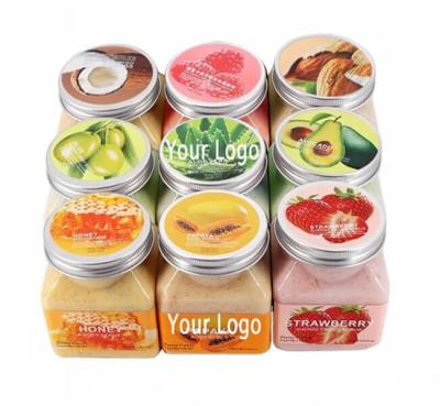 China Fruit Dead Skin Exfoliating Whitening Body Scrub Set for sale