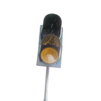 China Solar Vertical LED Intersection Traffic Control Signal for sale