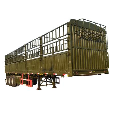 China 2018 Truck Trailer Sugar Cane Transport Truck Trailer Cargo Trailer for sale