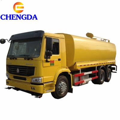 China SINOTRUK howo 10 fuel tanker and 336 wheel bowser 25-60 for sale