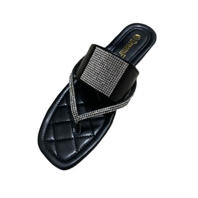 China High Quality Anti-skid Flat Plastic Ladies Slippers Sandal Women Slides Slippers for sale