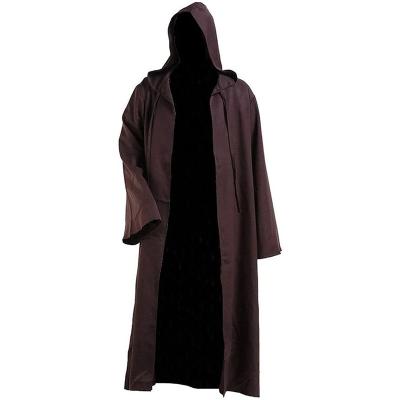 China Polyester Halloween Star Wars Cosplay Jedi Cloak Anakin Cloak Cos Costume Long Robe Game Costumes for sale