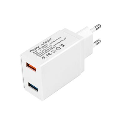 China Factory 5V2A Wall Charger Usb Mobile I Mobile I Phone 2Usb Fast Charger CE, FCC Certified EU AU Fast Charger for sale